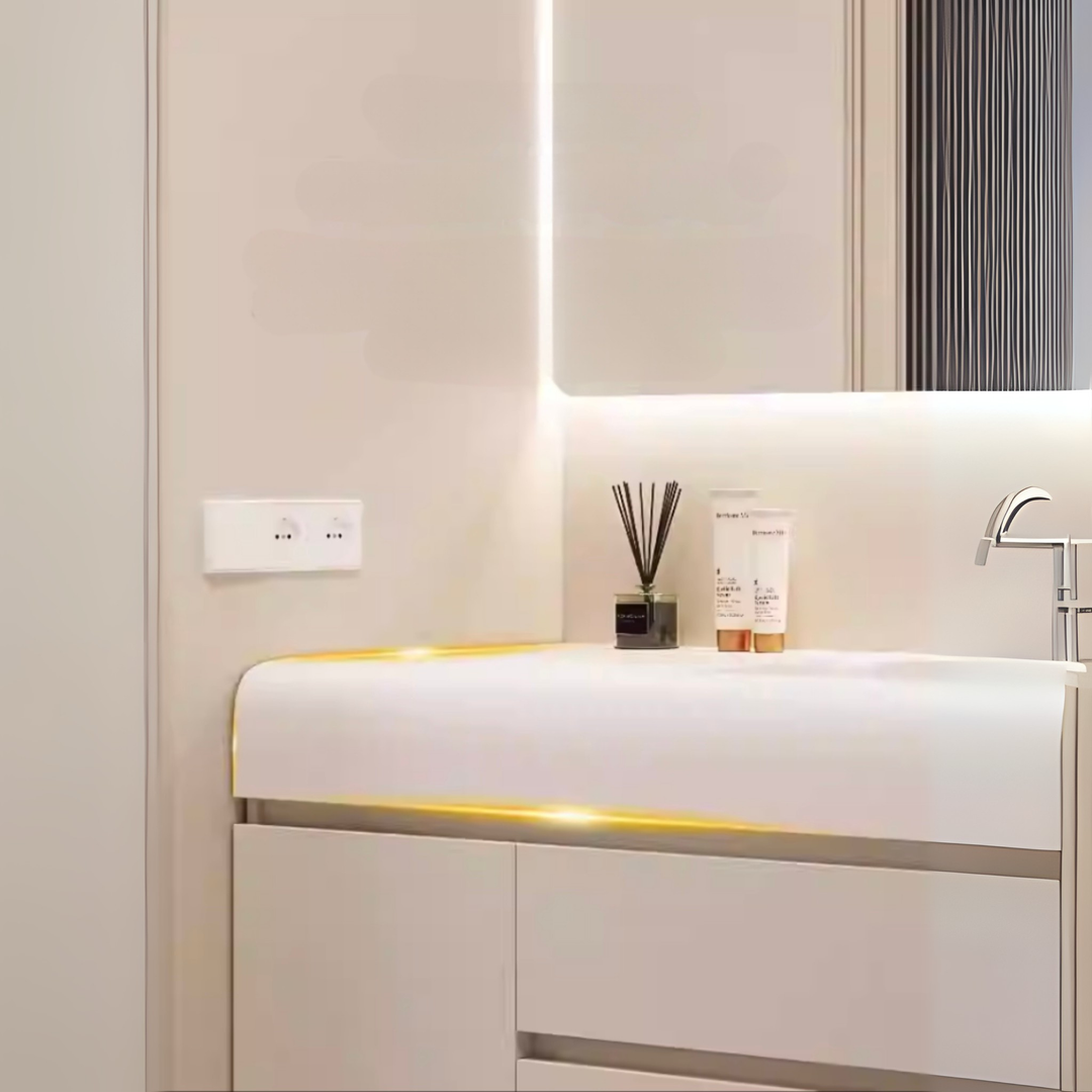OFIEL Modern Bathroom Vanity Sink - Radical Homes Singapore