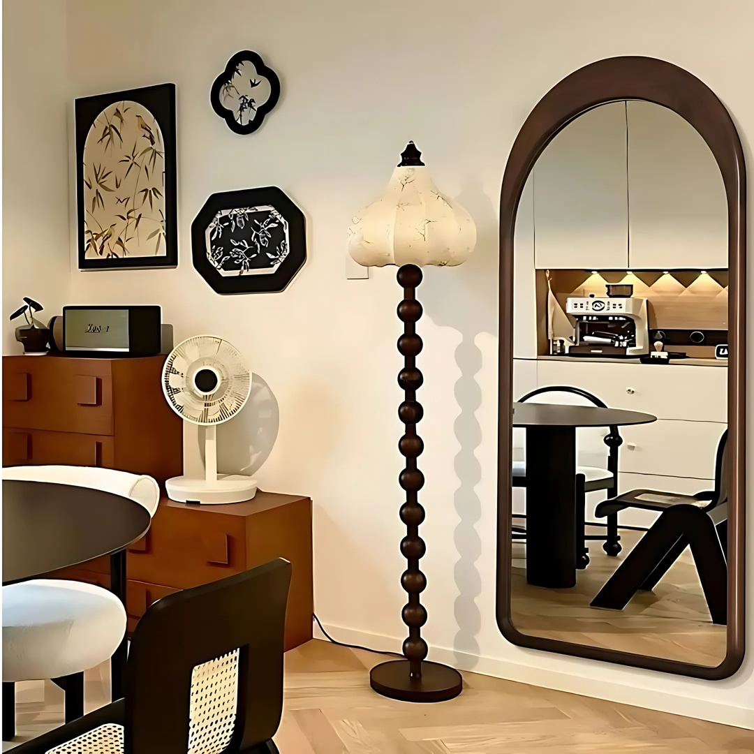 ELVARYN Rustic French Arched Full-Length Mirror - Cassa Haus Singapore