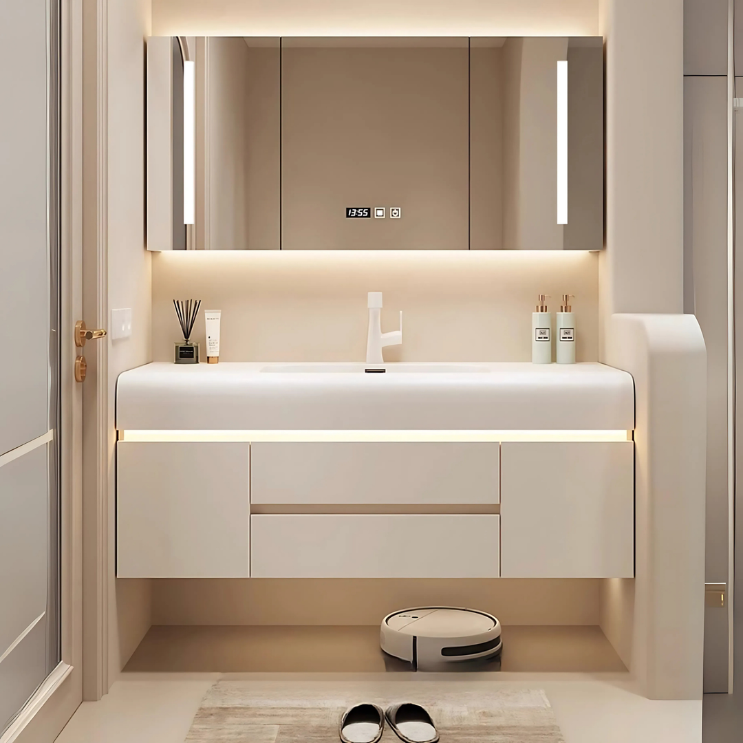 OFIEL Modern Bathroom Vanity Sink - Radical Homes Singapore