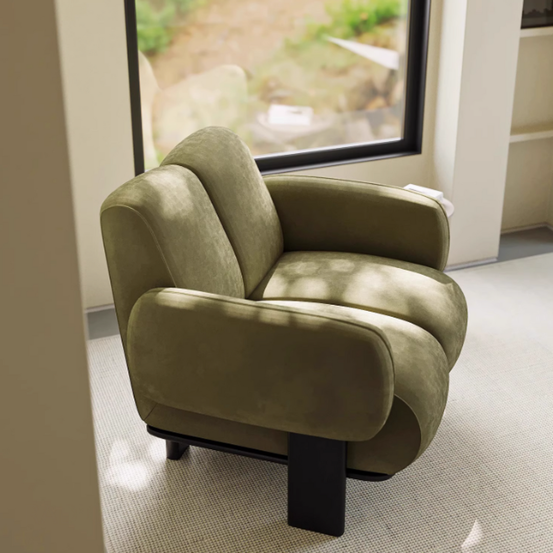INLO Modern Fabric Lounge Chair - Cassa Haus Singapore