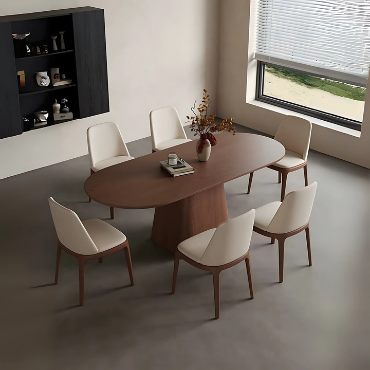 CARINO Modern Solid Wood Dining Table - Radical Homes Singapore