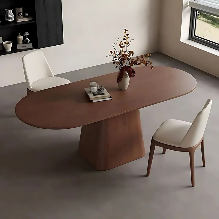 CARINO Modern Solid Wood Dining Table - Radical Homes Singapore