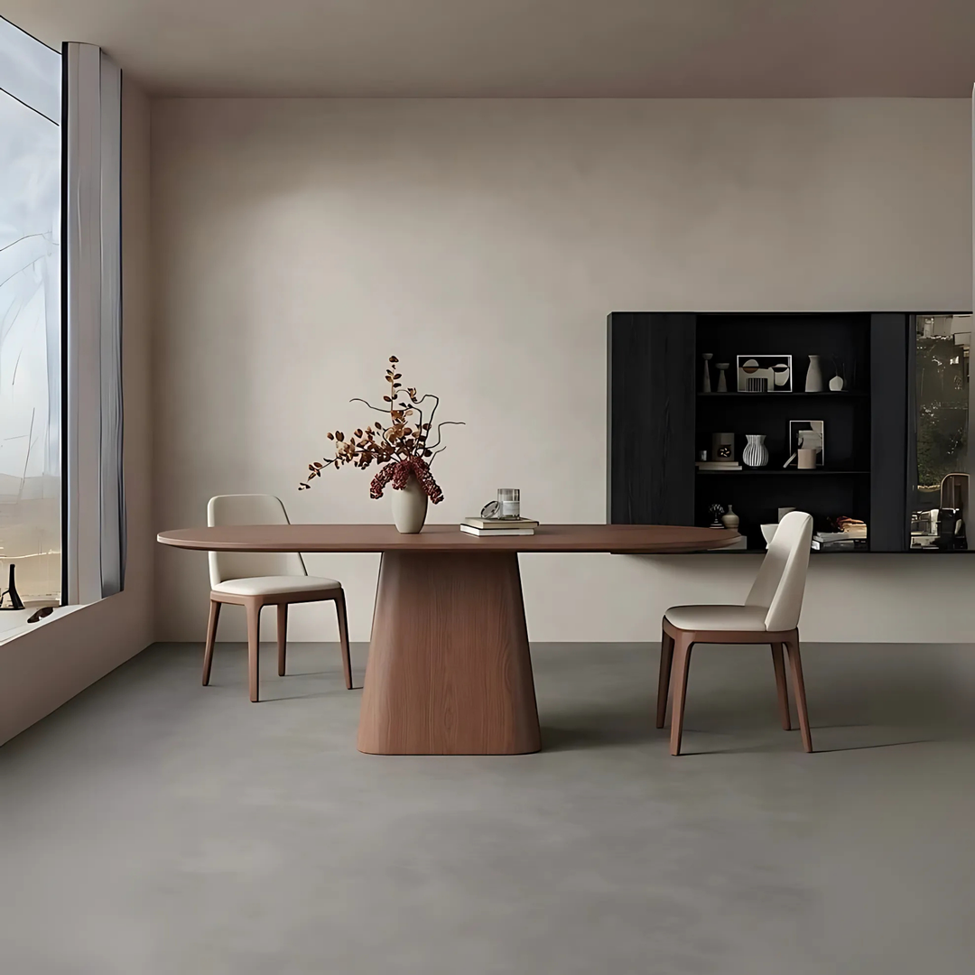 CARINO Modern Solid Wood Dining Table - Radical Homes Singapore