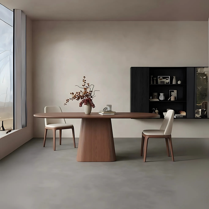 CARINO Modern Solid Wood Dining Table - Radical Homes Singapore