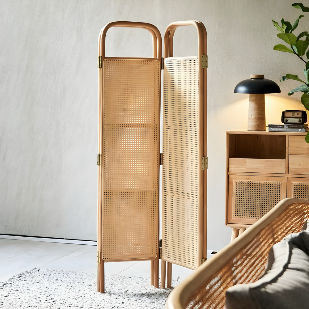 SORA Rustic Rattan Partition - Radical Homes Singapore