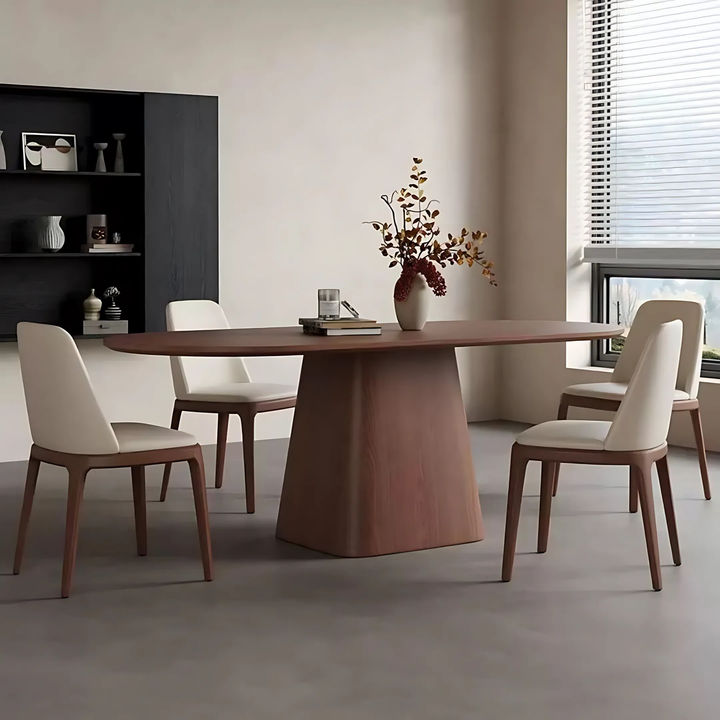 CARINO Modern Solid Wood Dining Table - Radical Homes Singapore