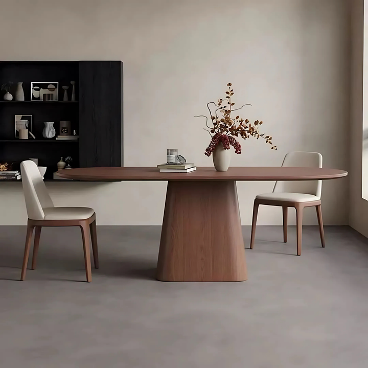 CARINO Modern Solid Wood Dining Table - Radical Homes Singapore