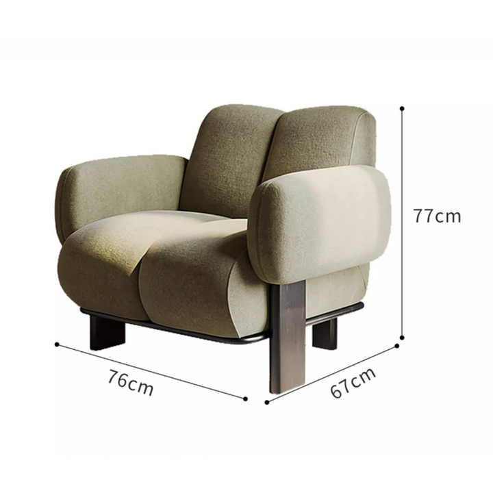 INLO Modern Fabric Lounge Chair - Cassa Haus Singapore