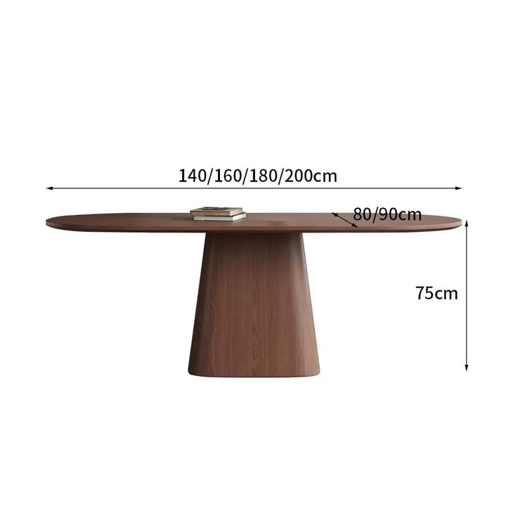 CARINO Modern Solid Wood Dining Table - Radical Homes Singapore