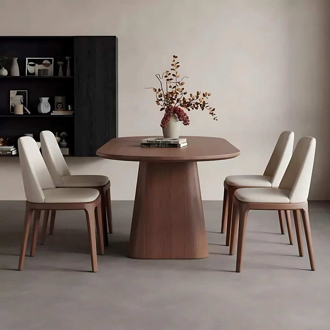 CARINO Modern Solid Wood Dining Table - Radical Homes Singapore