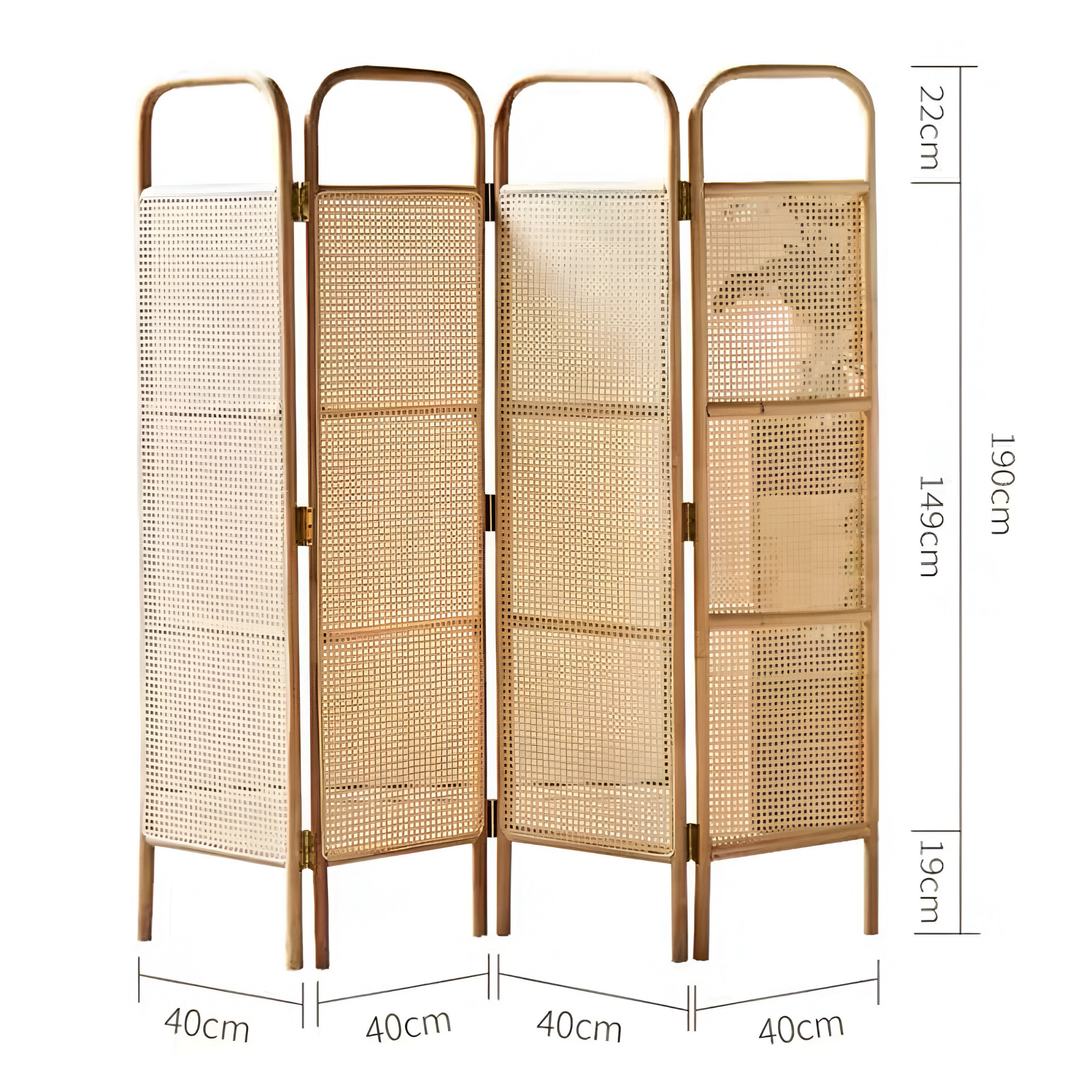 SORA Rustic Rattan Partition - Radical Homes Singapore