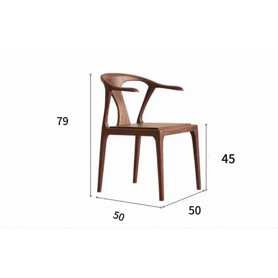 SUFJAN Modern Solid Wood Dining Chair - Radical Homes Singapore