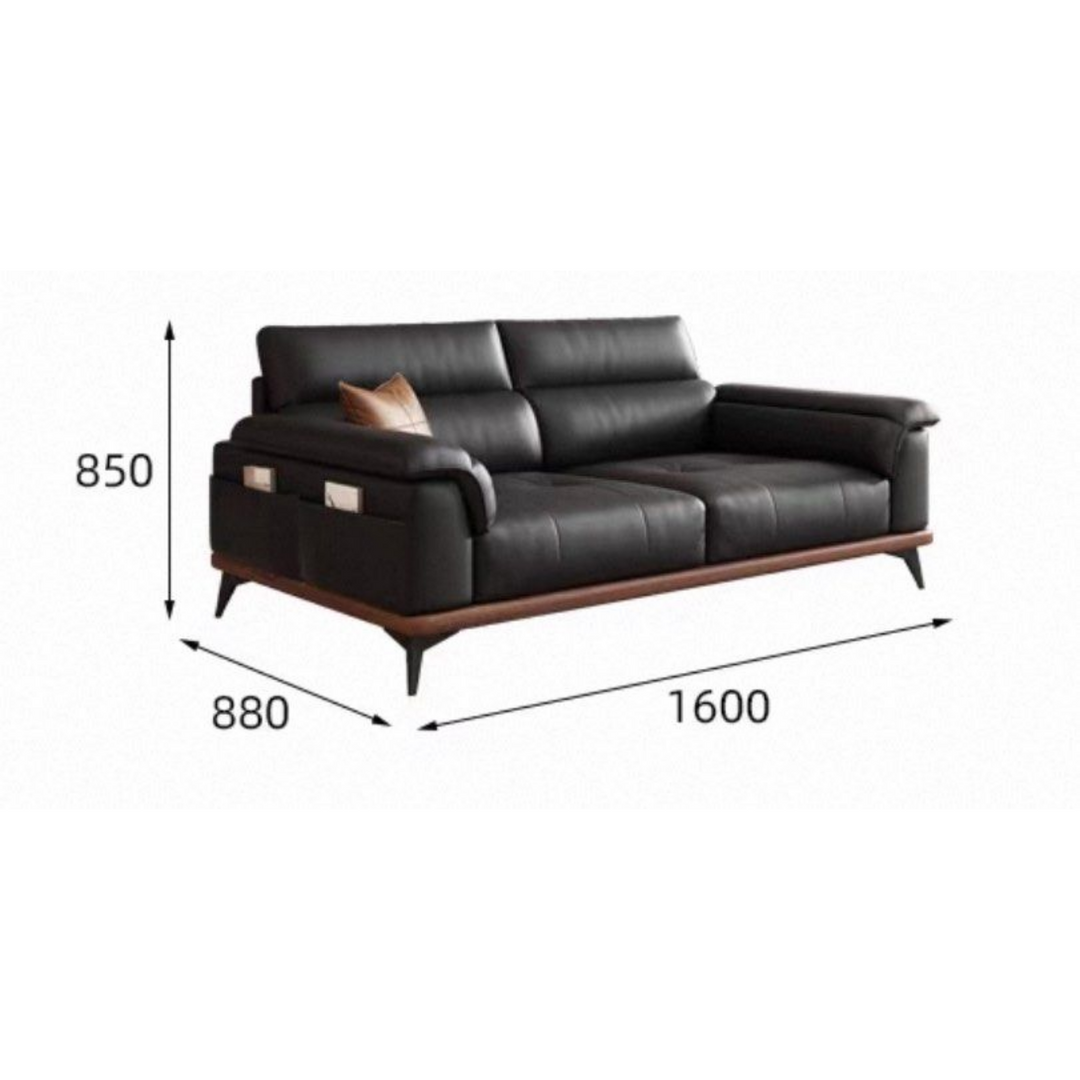 TULEN Modern Genuine Leather Sofa