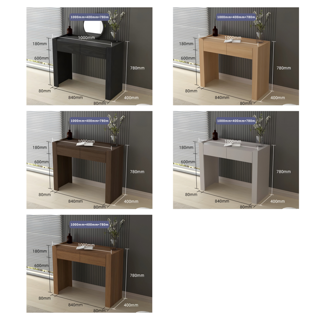 TIMBREL Rustic Solid Wood Vanity Table