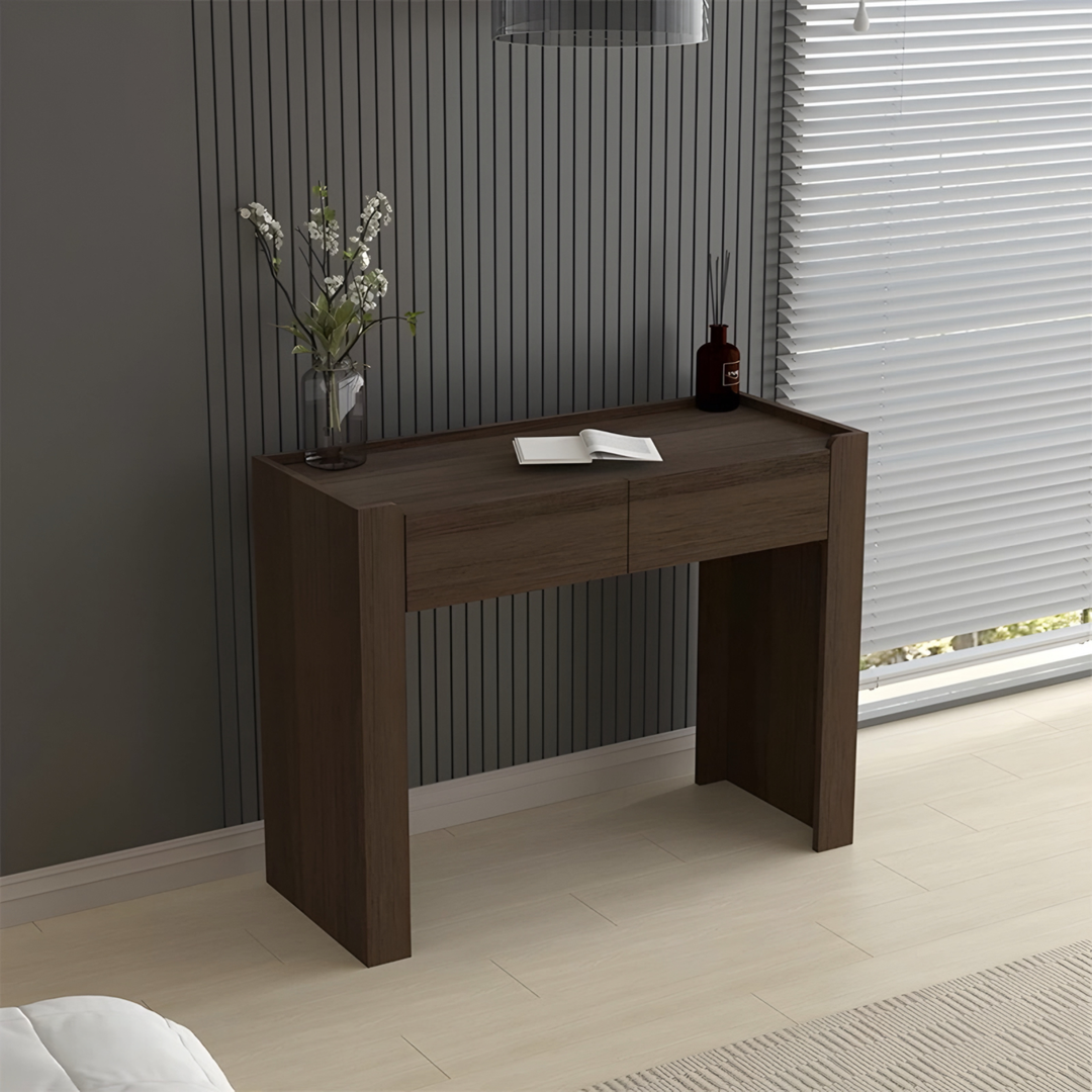 TIMBREL Rustic Solid Wood Vanity Table