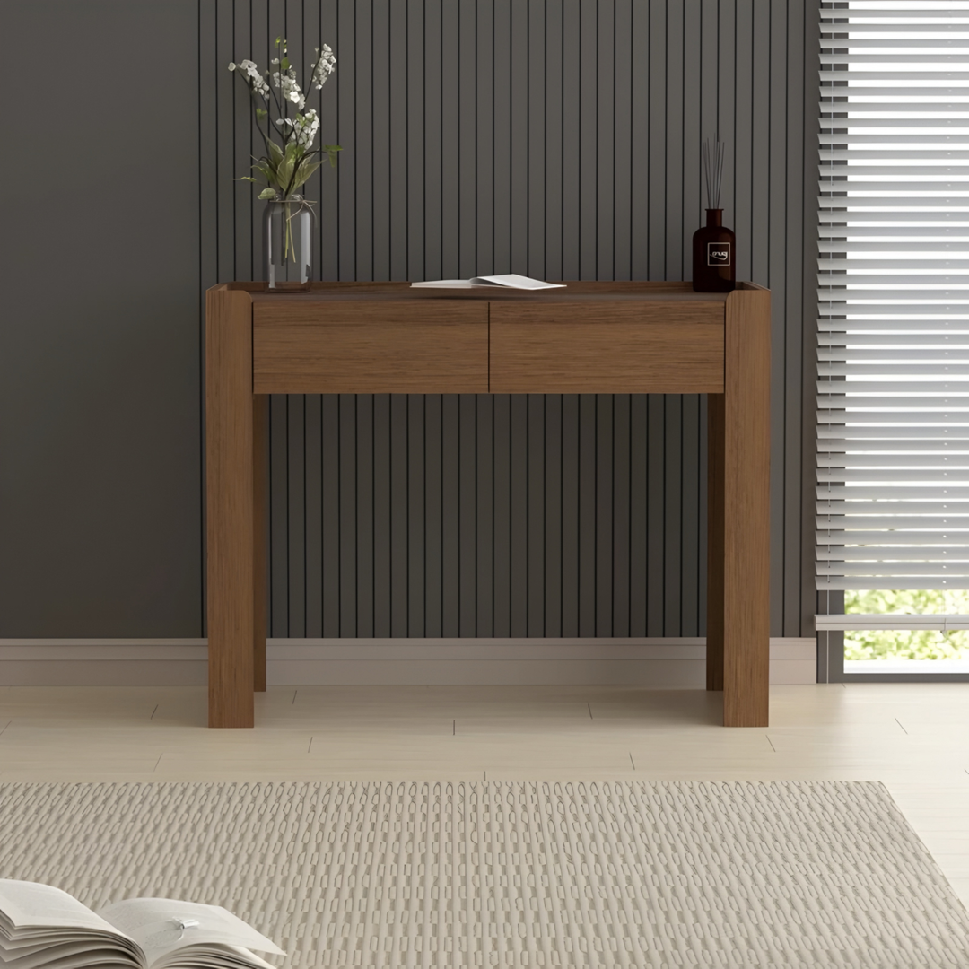 TIMBREL Rustic Solid Wood Vanity Table
