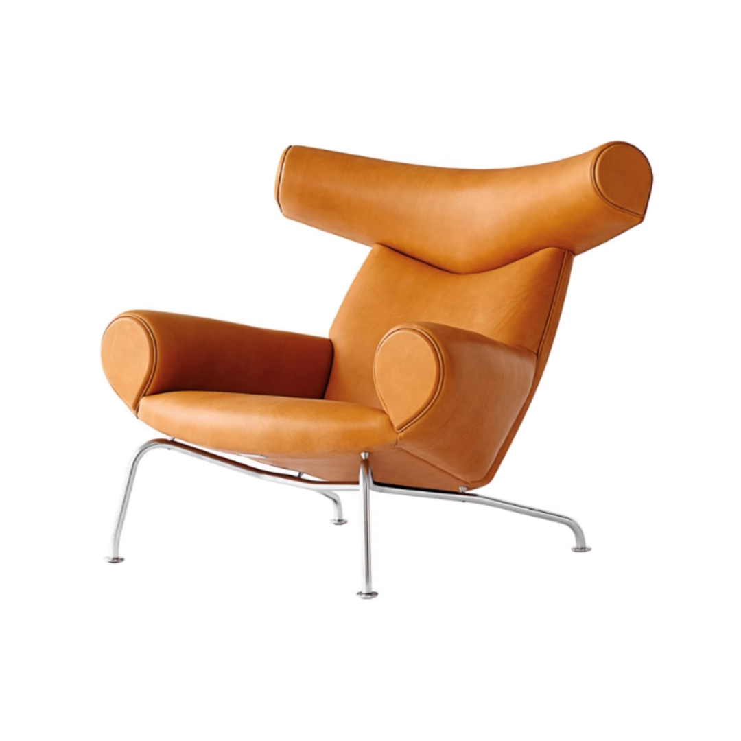 MARCUS Genuine Leather Lounge Chair - Cassa Haus Singapore