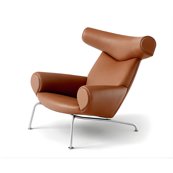 MARCUS Genuine Leather Lounge Chair - Cassa Haus Singapore