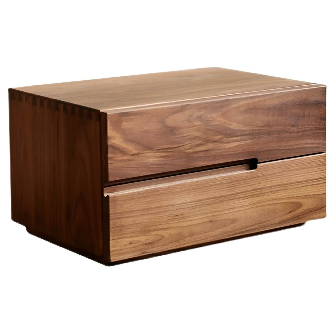 RYVAN Modern Solid Wood Bedside Table
