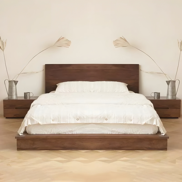 RYVAN Modern Solid Wood Bedside Table