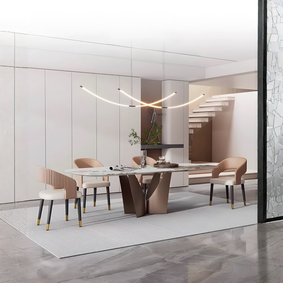 ADRIANA Modern Leather Dining Chair