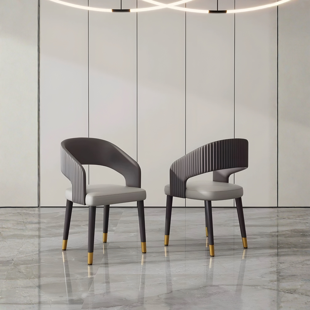 ADRIANA Modern Leather Dining Chair