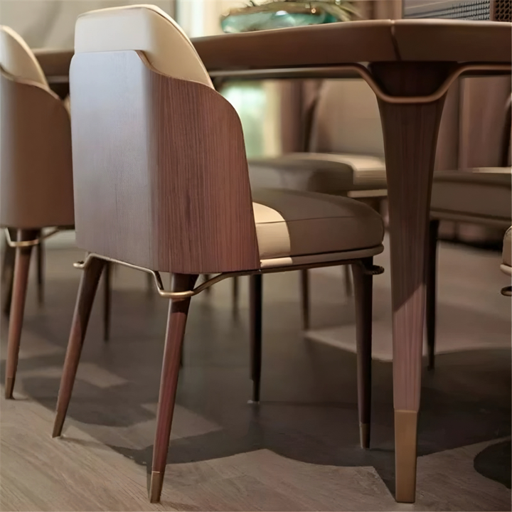 RAVELION Modern Leather Dining Chair
