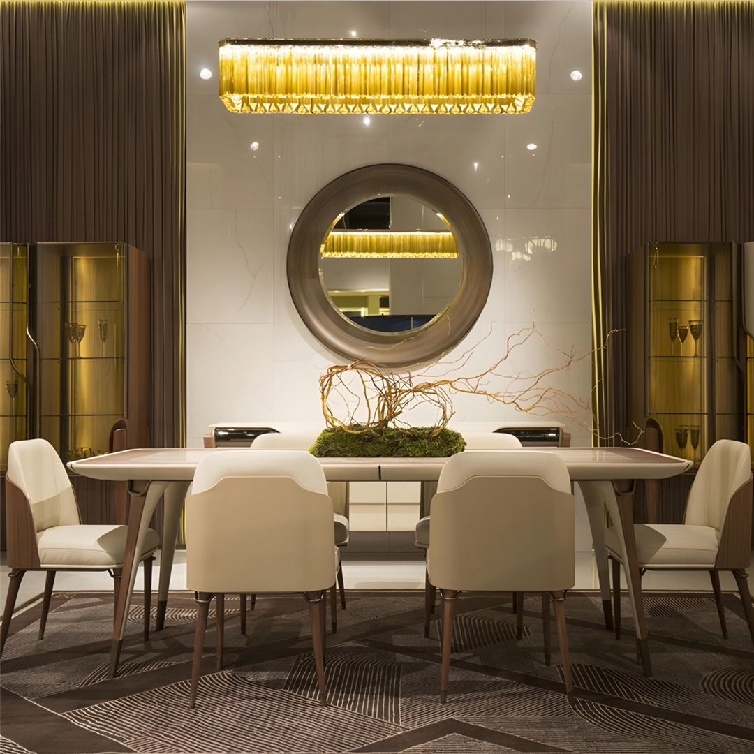 RAVELION Modern Leather Dining Chair