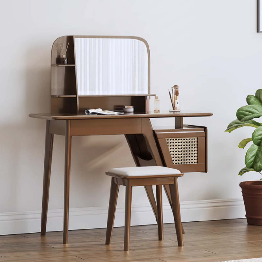 NAKORI Solid Wood Dressing Table Set