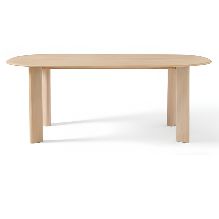 OVALIS Solid Wood Oval Dining Table