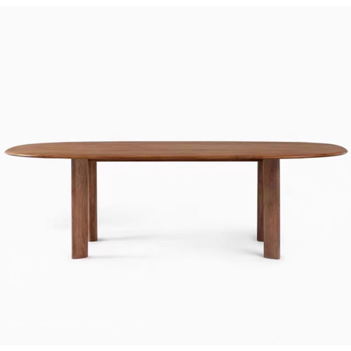 OVALIS Solid Wood Oval Dining Table