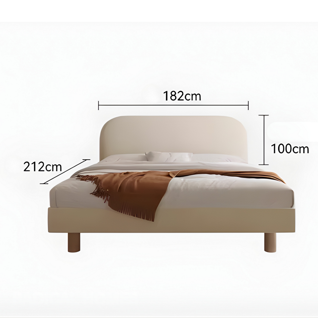 ELVIRA Modern Fabric Bed