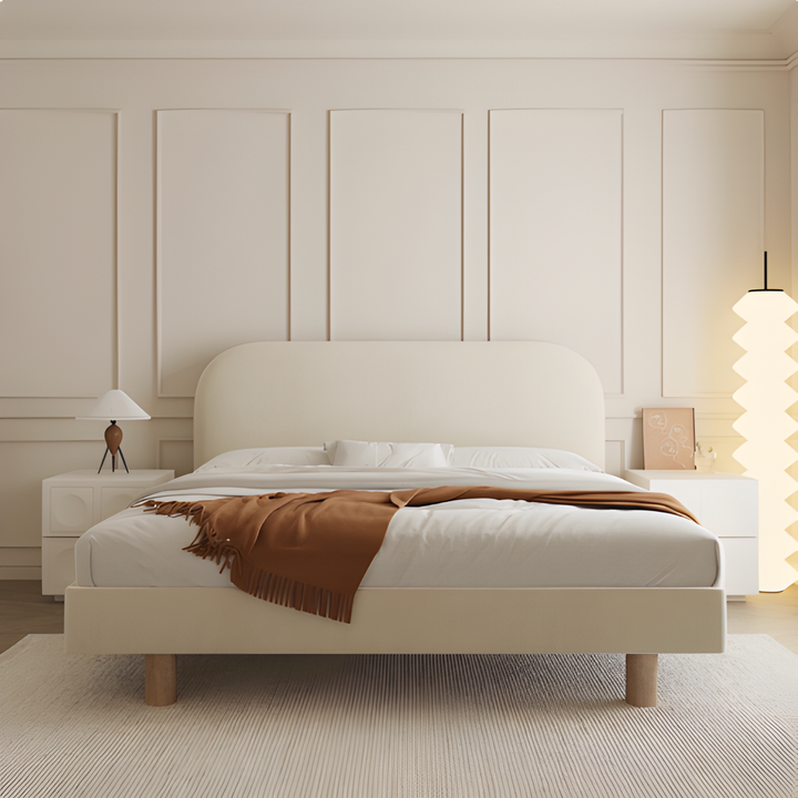 ELVIRA Modern Fabric Bed