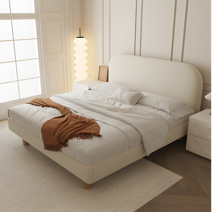 ELVIRA Modern Fabric Bed