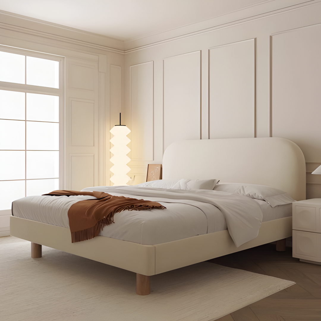 ELVIRA Modern Fabric Bed