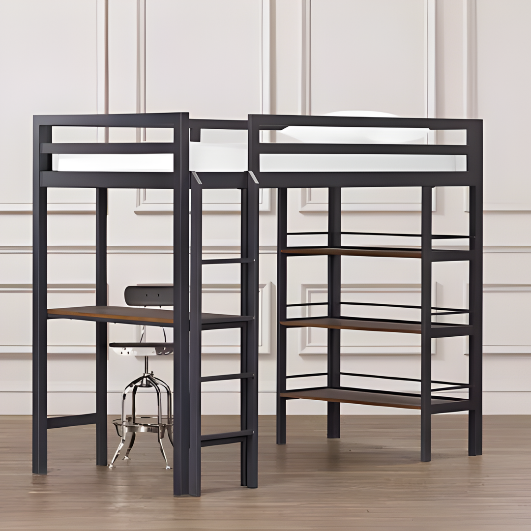PAXI Modern Multifunctional Double Decker Bedframe