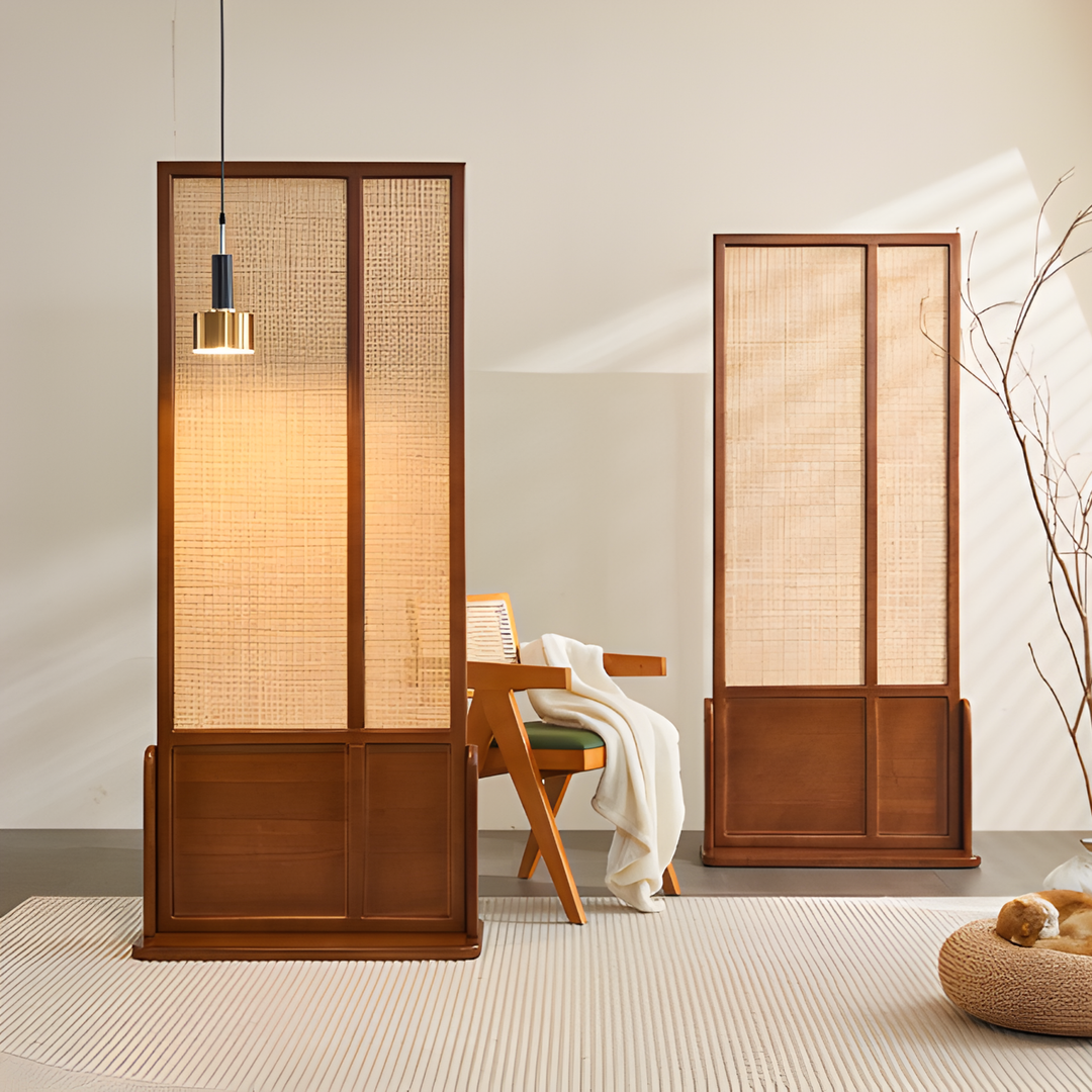 PENROSE Japandi Rattan Partition