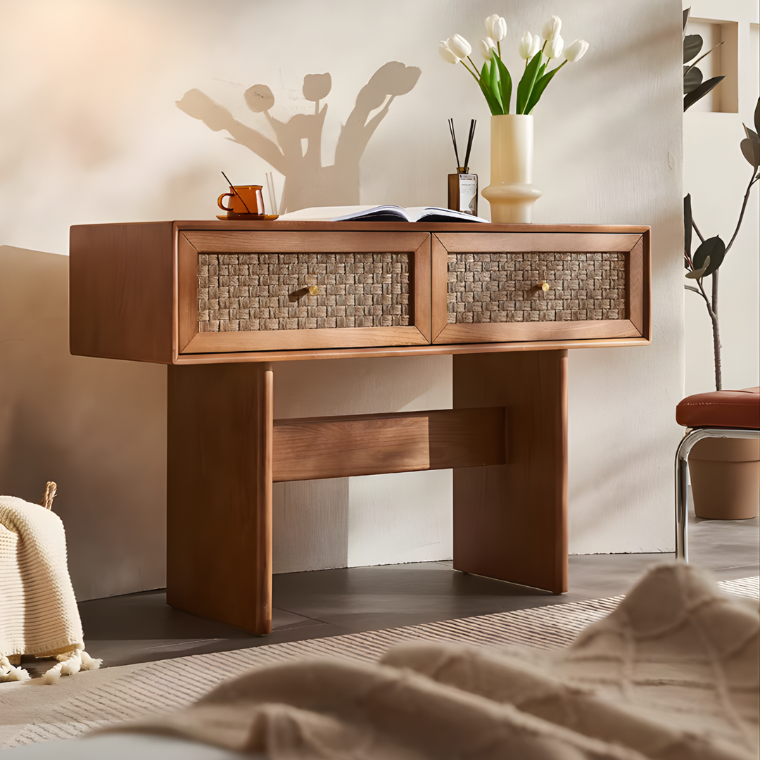 MORLAND Vintage Solid Wood Console Table