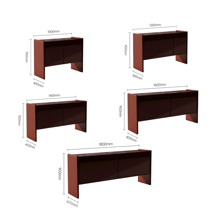 VERALIS Modern Marble Sideboard Cabinet