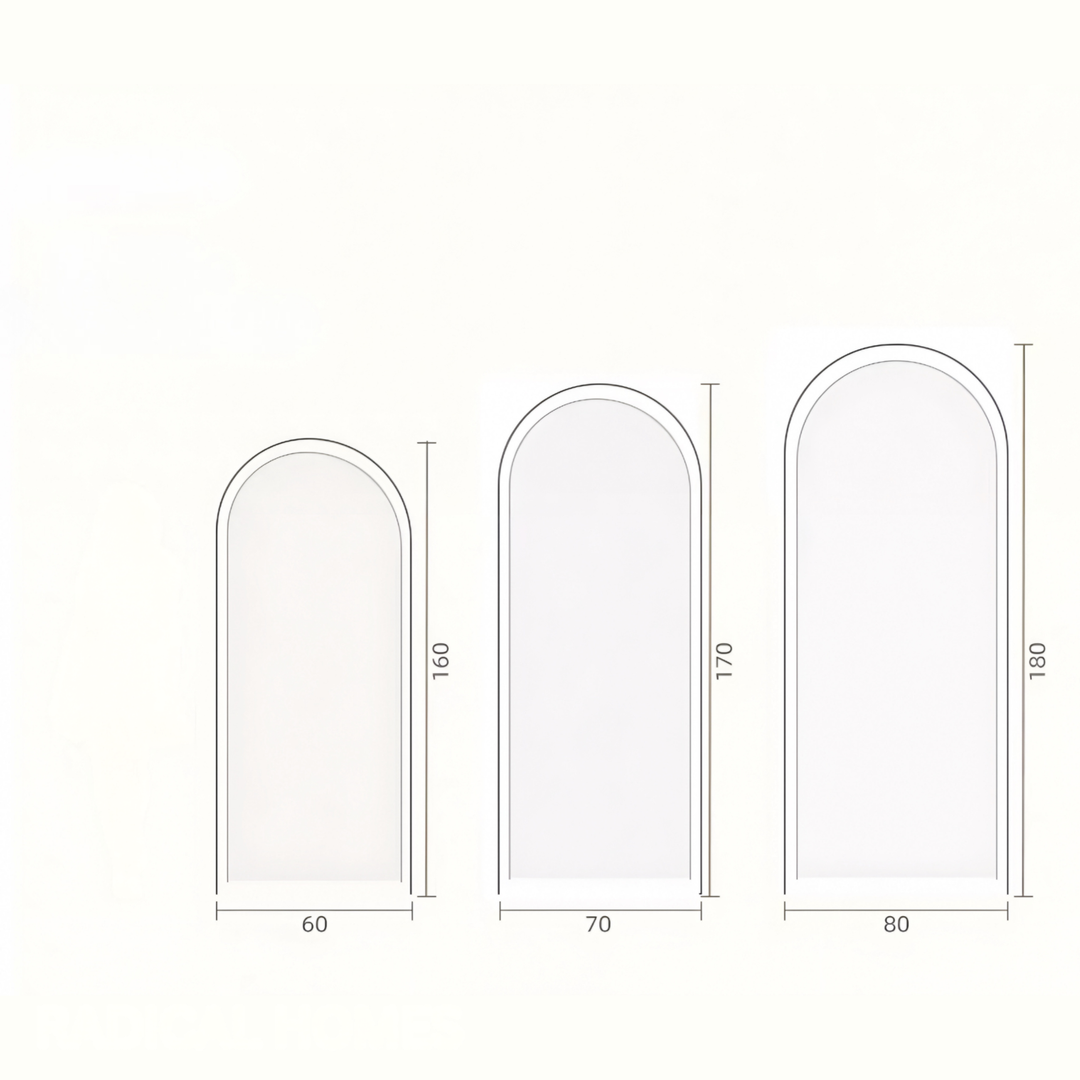 COVA Arch Velvet Floor Mirror