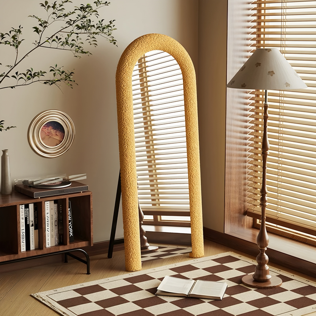 COVA Arch Velvet Floor Mirror