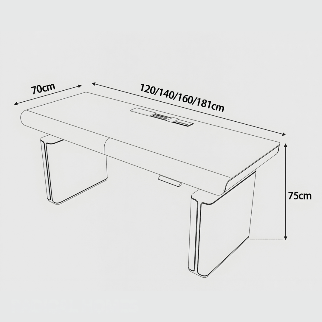 DEVEREUX Modern Electric Smart Study Desk