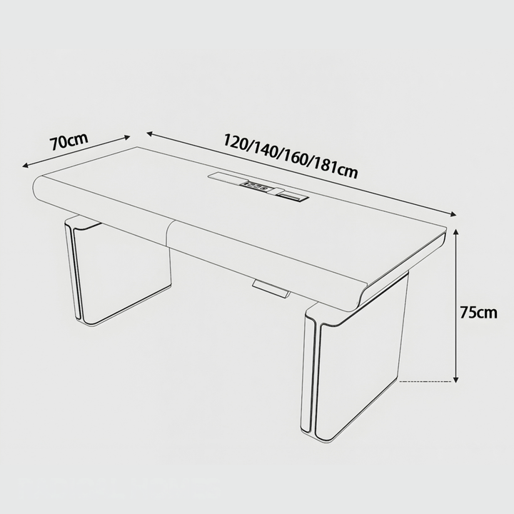 DEVEREUX Modern Electric Smart Study Desk