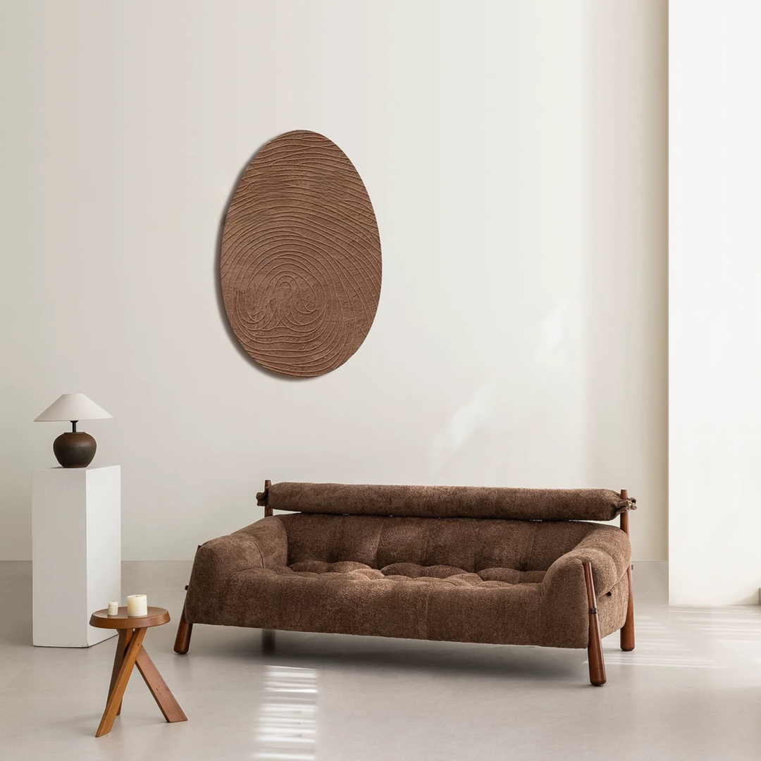 OMELA Modern Boucle Fabric Sofa