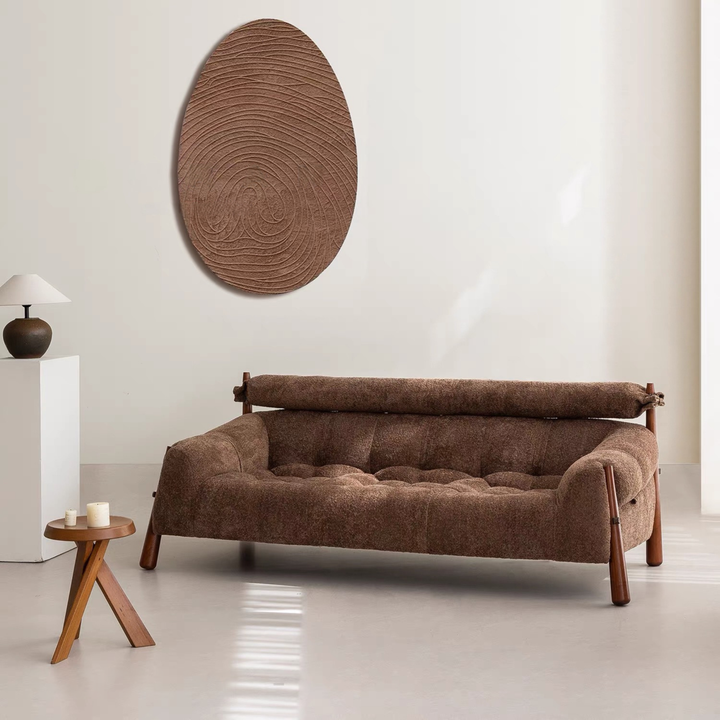 OMELA Modern Boucle Fabric Sofa