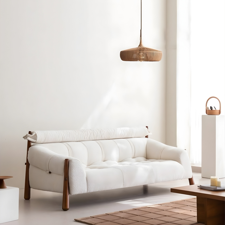 OMELA Modern Boucle Fabric Sofa
