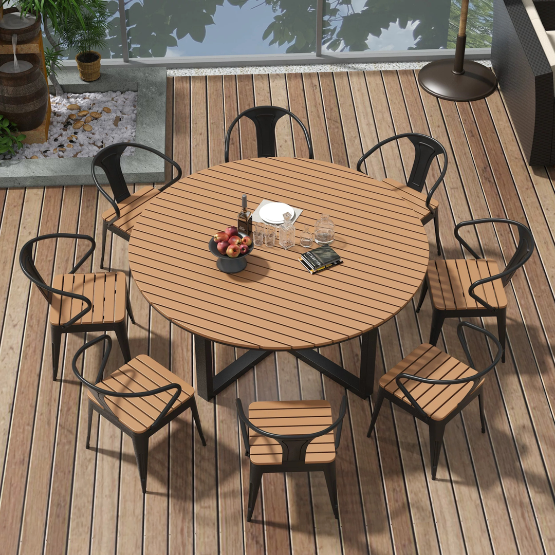 AQRIVANE Modern Outdoor Table & Chairs