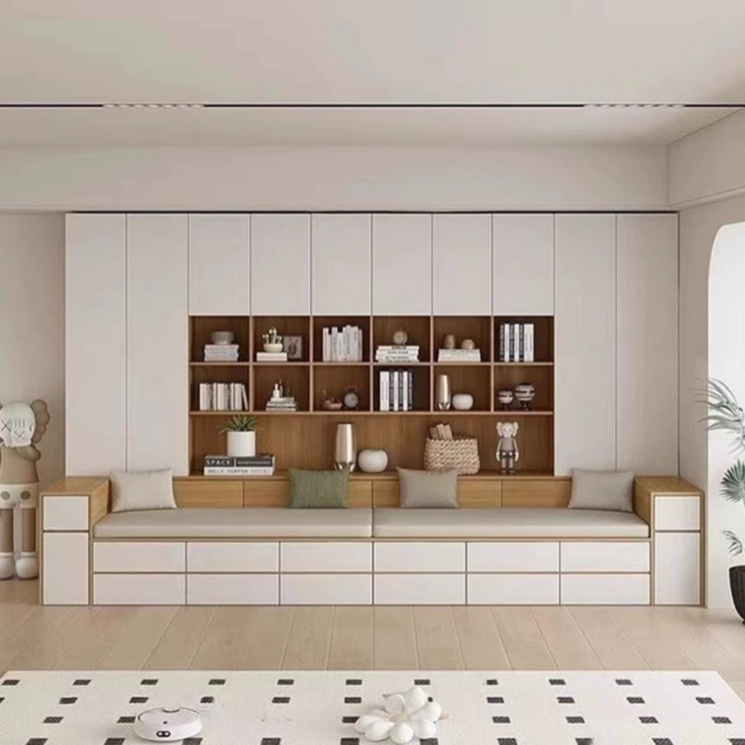 ARDEN Modern Cabinet & Ottoman - Cassa Haus Singapore