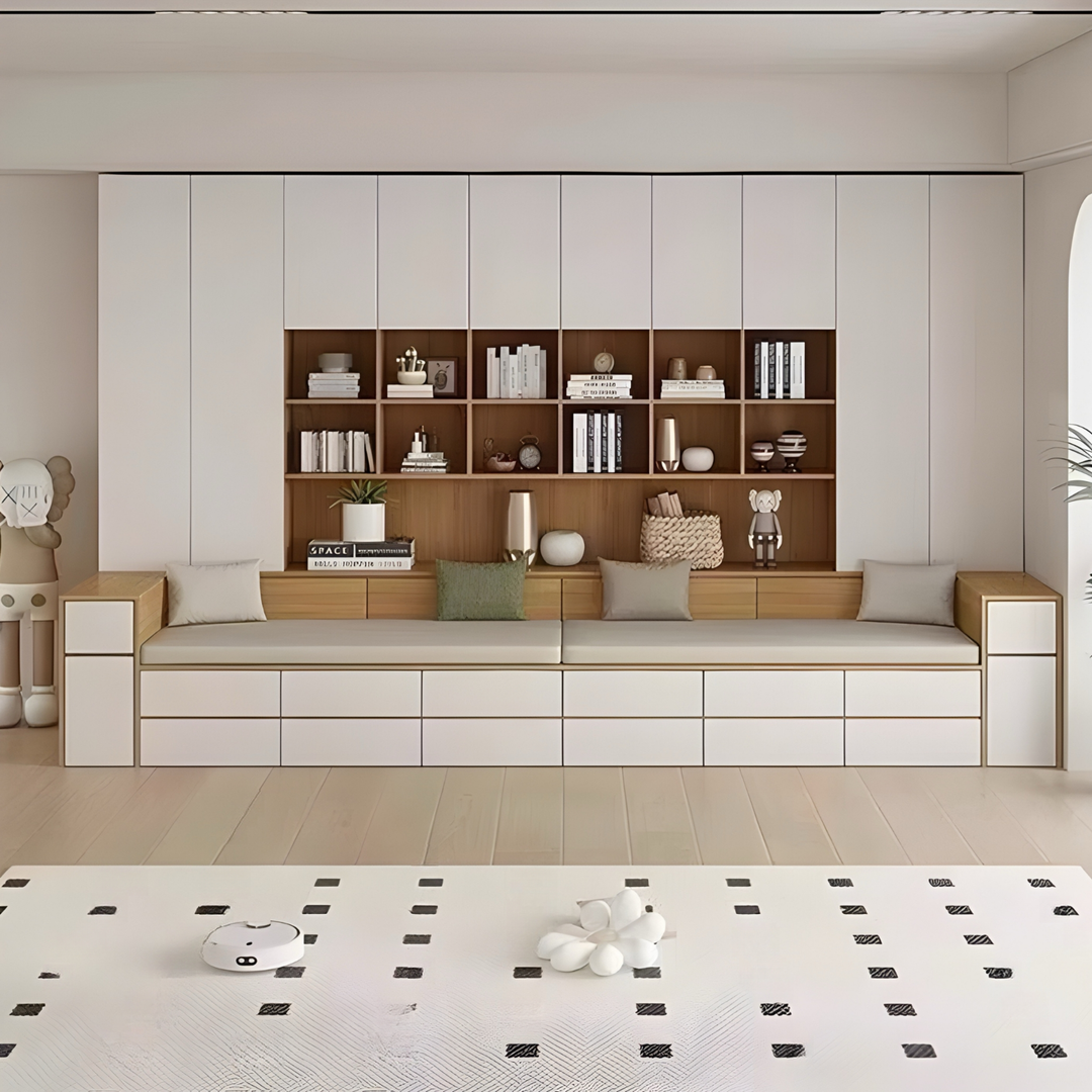 ARDEN Modern Cabinet & Ottoman - Cassa Haus Singapore