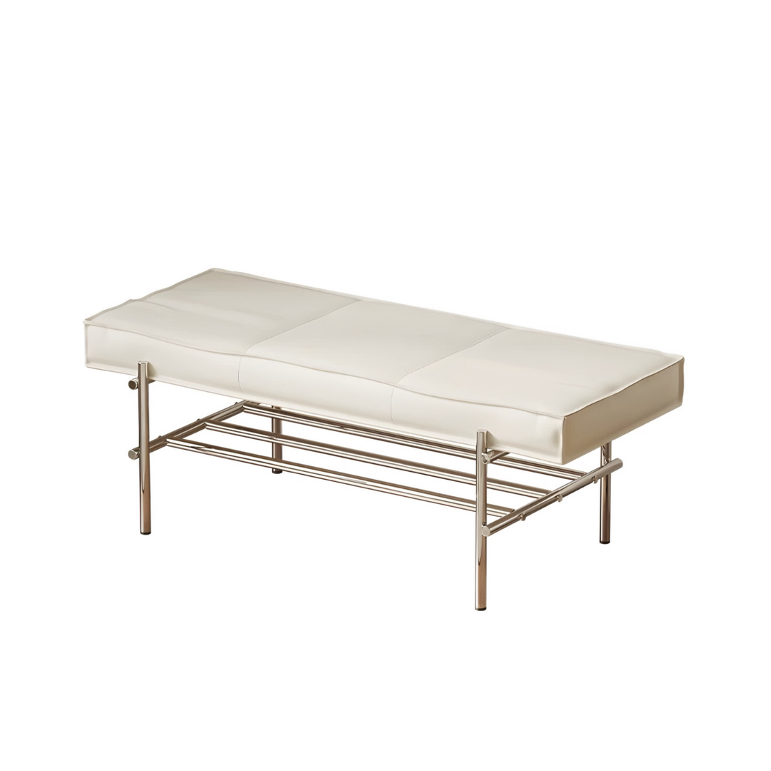RAVENO Modern Leather Bench